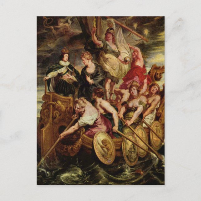 Louis XIII Comes of Age by Peter Paul Rubens Postc Postcard (Front)