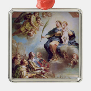 Louis XIII Dedicating the Church Metal Tree Decoration