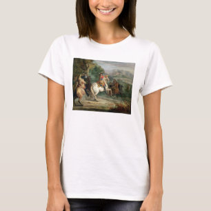 Louis XIV (1638-1715) Overseeing the Siege of a Ci T-Shirt