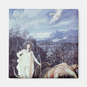 Louis XIV  as Apollo, Slayer of Python Magnet