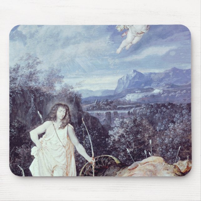 Louis XIV  as Apollo, Slayer of Python Mouse Mat (Front)