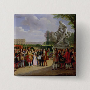 Louis XIV  Dedicating Puget's 'Milo of 15 Cm Square Badge