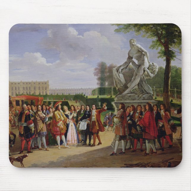 Louis XIV  Dedicating Puget's 'Milo of Mouse Mat (Front)