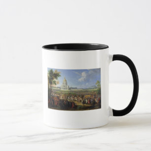 Louis XIV his Entourage Visiting Les Invalides Mug