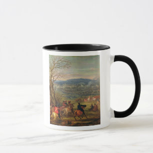 Louis XIV  in Battle near Mount Cassel Mug