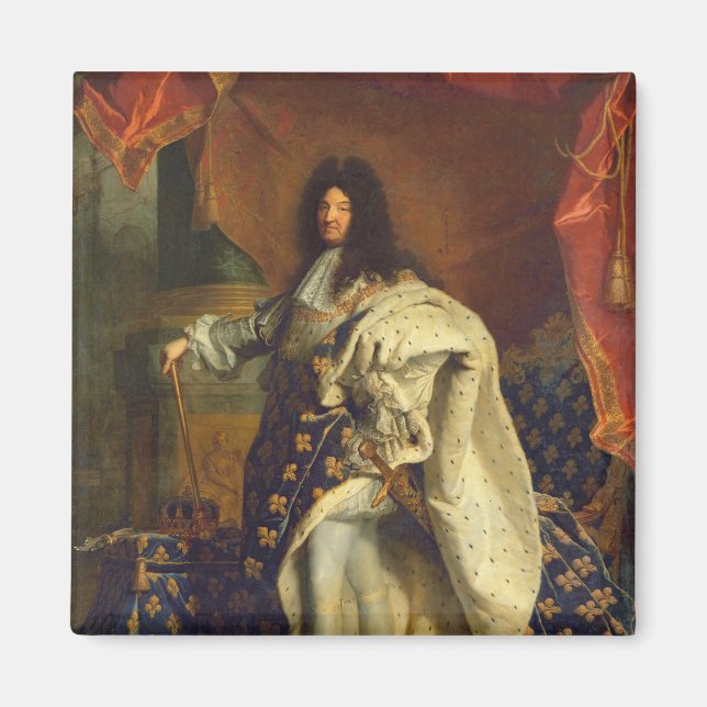 Louis XIV in Royal Costume, 1701 Magnet (Front)