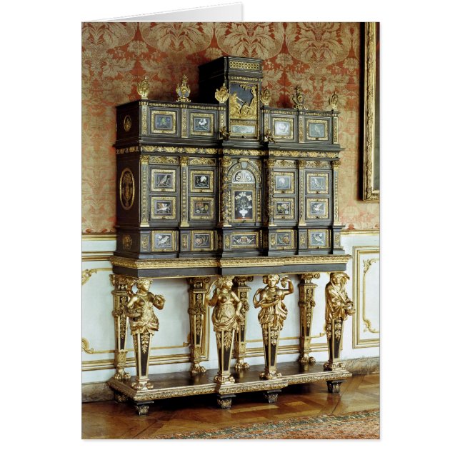 Louis XIV jewellery cabinet, Gobelins Workshop (Front)