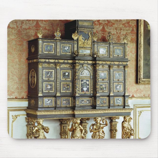 Louis XIV jewellery cabinet, Gobelins Workshop Mouse Mat (Front)