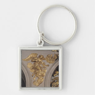 Louis XIV style angel, from the arch Key Ring