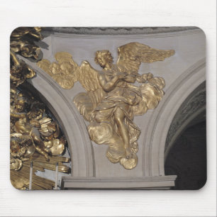 Louis XIV style angel, from the arch to the Mouse Mat