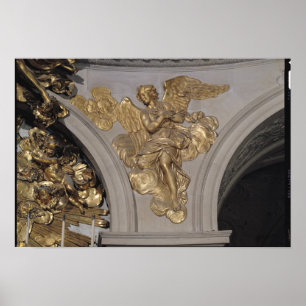 Louis XIV style angel, from the arch to the Poster