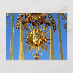 louis xiv sun king postcard