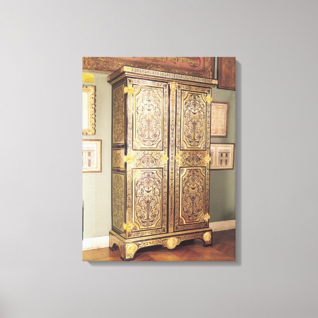 Louis XIV Wardrobe, c.1680-90 Canvas Print (Front)