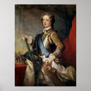 Louis XV  aged 15, after 1725 Poster