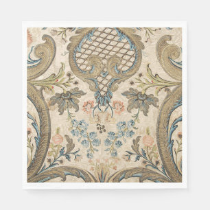 Louis XV Floral Print Standard Luncheon Napkin