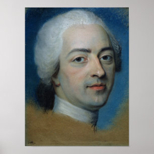 Louis XV  King of France and Navarre, after 1730 Poster