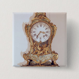 Louis XV style cartel clock 15 Cm Square Badge