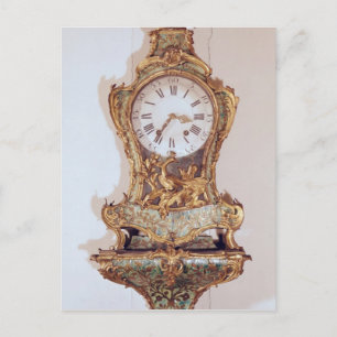 Louis XV style cartel clock Postcard