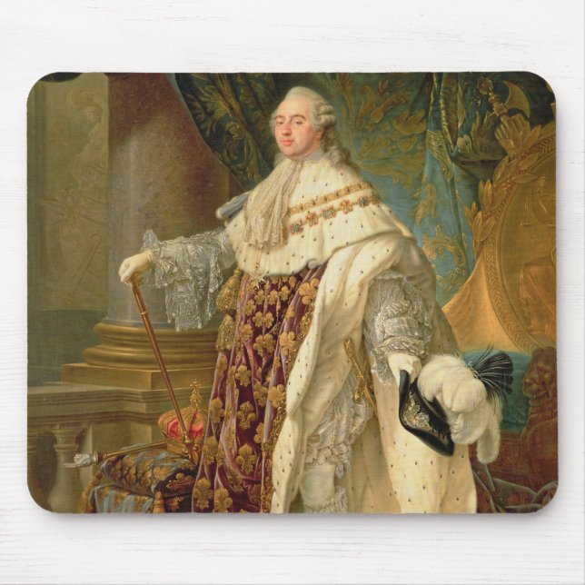Louis XVI (1754-93) (oil on canvas) Mouse Mat (Front)