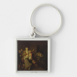 Louis XVI  Bidding Farewell to his Family Key Ring