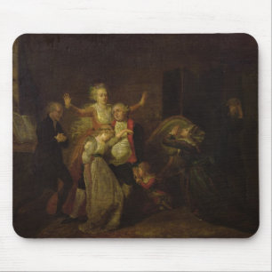Louis XVI  Bidding Farewell to his Family Mouse Mat