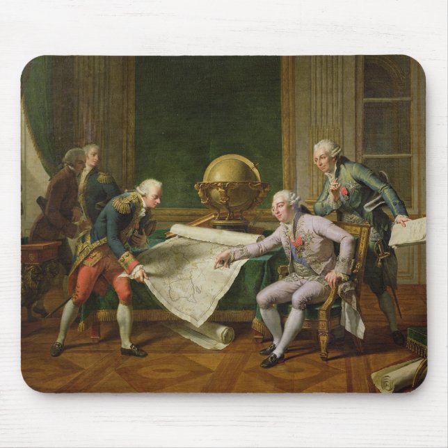 Louis XVI  Giving Instructions to La Perouse Mouse Mat (Front)