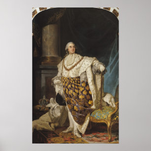 Louis XVI  in Coronation Robes, after 1774 Poster