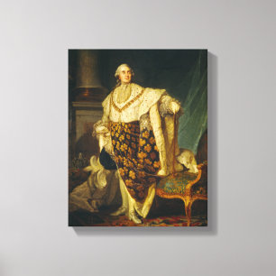 Louis XVI King of France in Coronation Robes Canvas Print