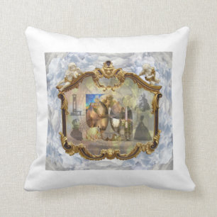 Louis XVI & Marie Antoinette Clouded Mirror 2 Cushion
