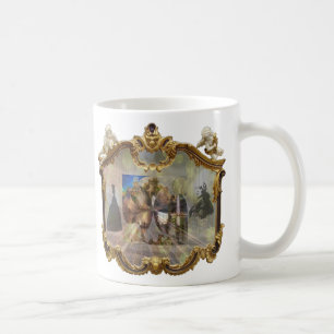 Louis XVI & Marie Antoinette SPARKLE Mirror Coffee Mug
