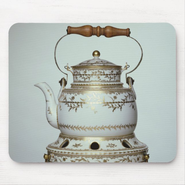 Louis XVI porcelain kettle and stand made in Mouse Mat (Front)