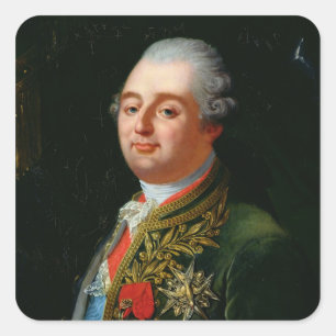 Louis XVI Square Sticker