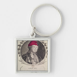 Louis XVI  wearing a phrygian bonnet Key Ring