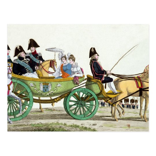 Louis XVIII and his Family Postcard
