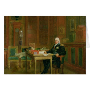 Louis XVIII in his Study at the Tuileries