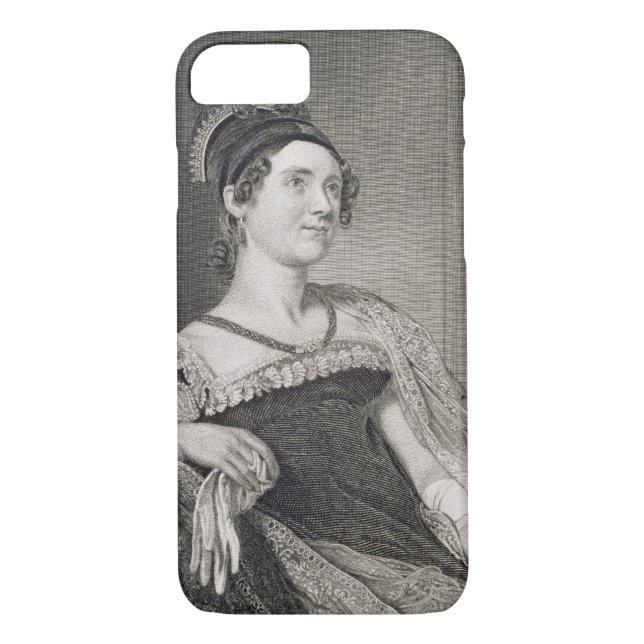 Louisa Catherine Adams (1775-1852) engraved by G.F Case-Mate iPhone Case (Back)
