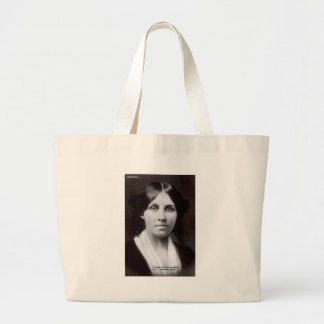 Louisa May Alcott 2 Flints Love Quote Cards & Gift Large Tote Bag