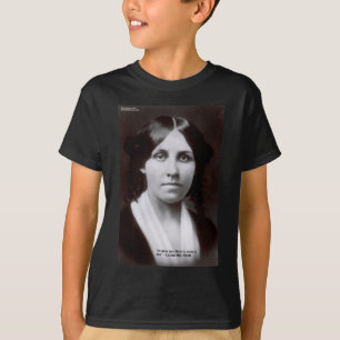 Louisa May Alcott 2 Flints Love Quote Cards & Gift T-Shirt