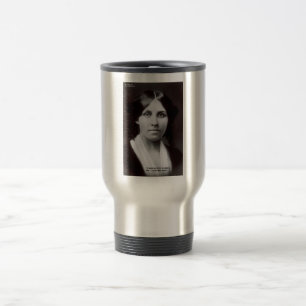 Louisa May Alcott 2 Flints Love Quote Cards & Gift Travel Mug