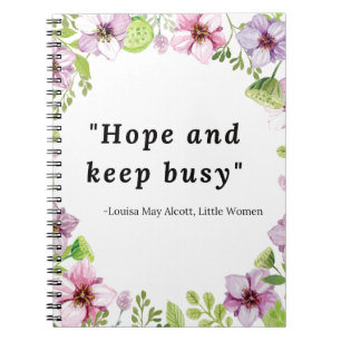 Louisa May Alcott, Little Women Quote Notebook