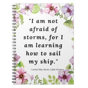 Louisa May Alcott, Little Women Quote Notebook
