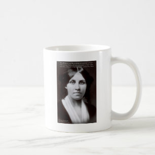 Louisa May Alcott & "Purpose/Dream" Quote Gifts Coffee Mug