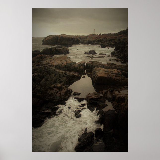 Louisbourg Lighthouse Poster (Front)