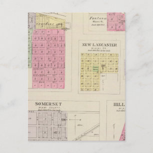 Louisburg, Somerset, Fontana, Kansas Postcard