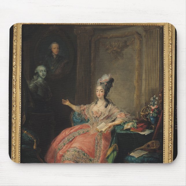 Louise Marie Josephine of Savoy Mouse Mat (Front)