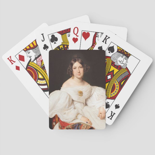 Louise Mayer Ferdinand Waldmueller  Playing Cards (Back)