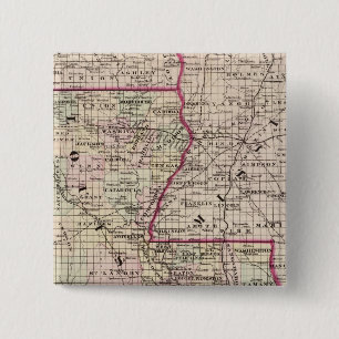 Louisiana 15 Cm Square Badge