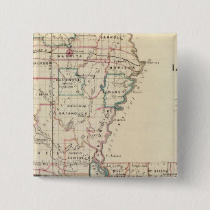 Louisiana 2 15 cm square badge
