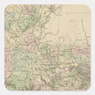Louisiana 3 square sticker