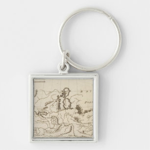Louisiana 4 key ring
